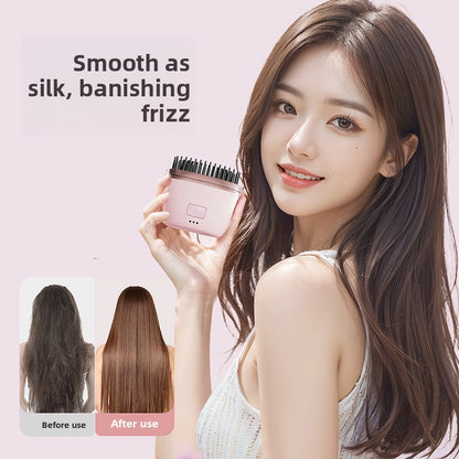 Portable Ceramic Hair Straightener Comb – Fast Styling Anywhere