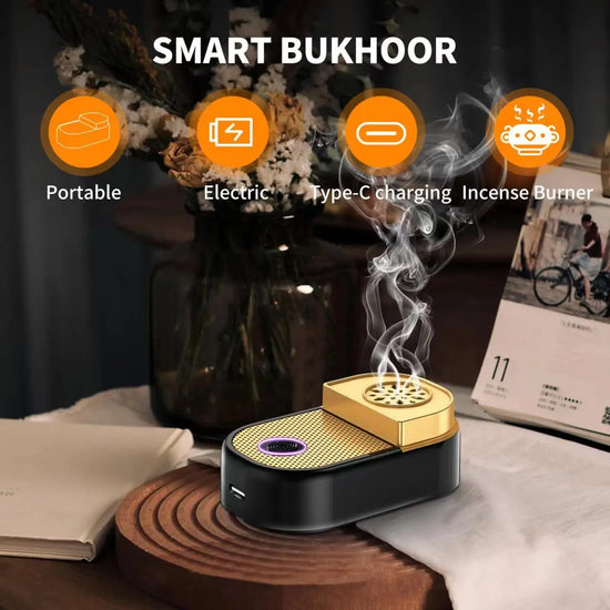 OUD Electric Incense Burner – USB Bakhoor Aroma Diffuser