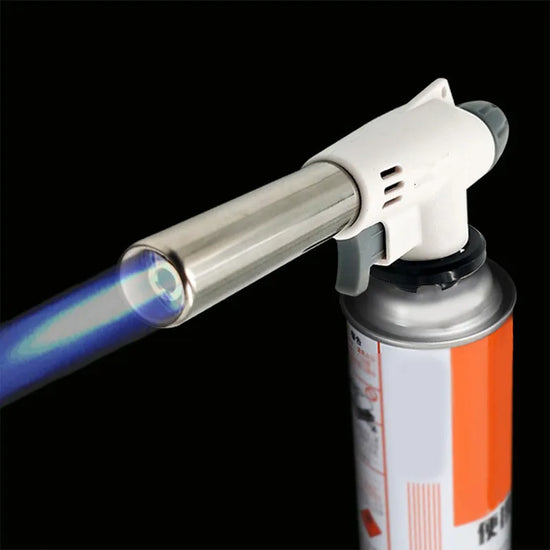 Auto-Ignition Butane Gas Torch – Flame Burner for BBQ, Camping & Welding