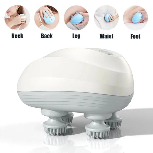 Rechargeable Scalp & Body Massager – Deep Tissue Relief