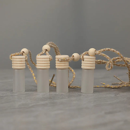 10PCS 5ML Car Perfume Bottles – Essential Oil Air Freshener Pendants