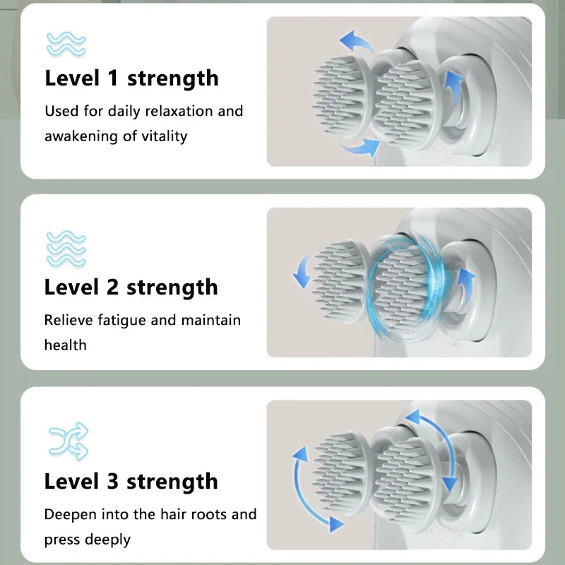 Rechargeable Scalp & Body Massager – Deep Tissue Relief
