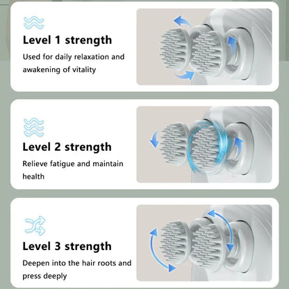 Rechargeable Scalp & Body Massager – Deep Tissue Relief